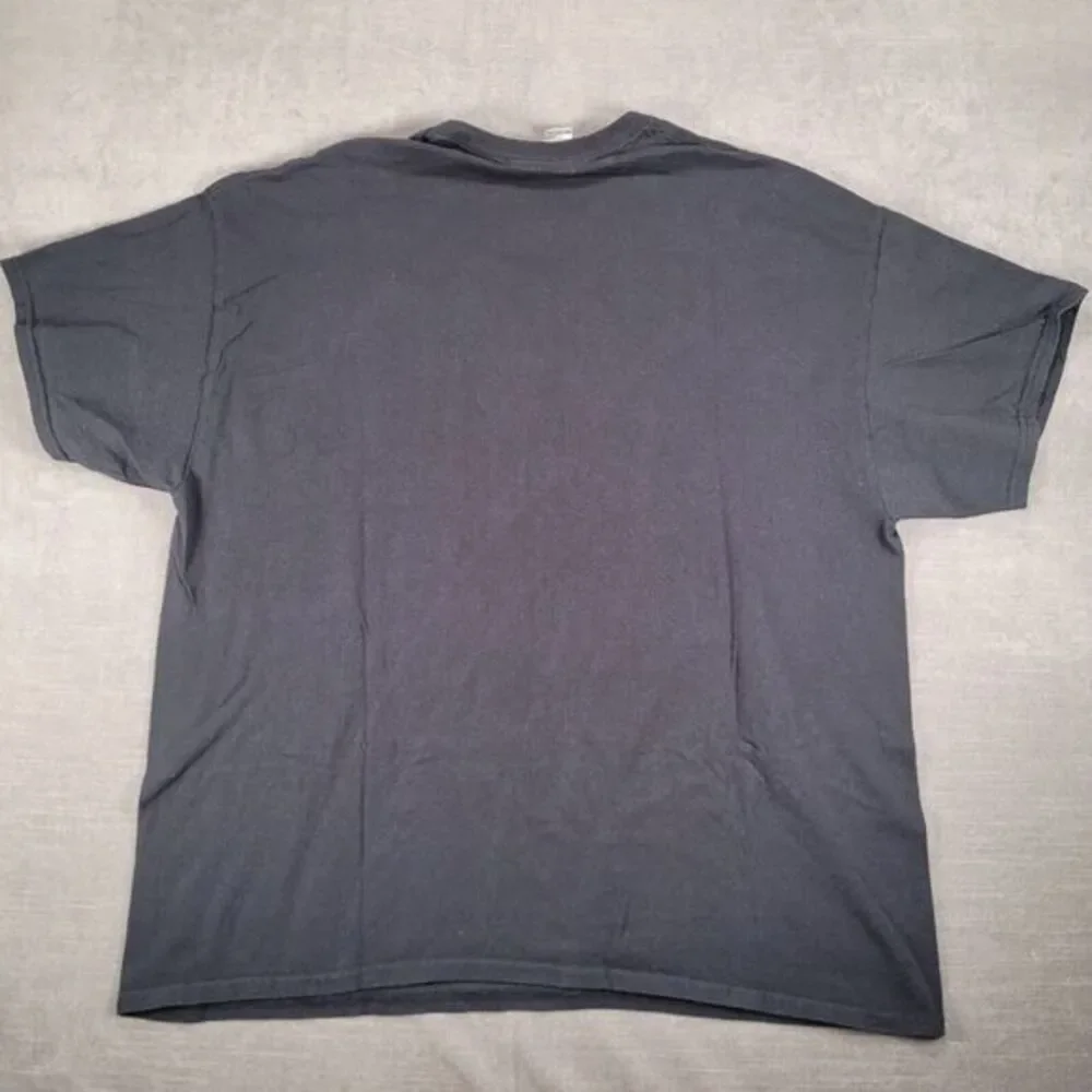 USS Midway CV-41 San Diego Graphic Print Vintage‎ T-Shirt Black Mens Size 2XL
